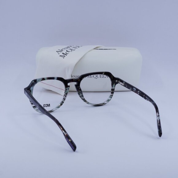 McQ by Alexander McQueen MQ0348O 004 Aviator Eyeglasses 50mm – Havana - Picture 4 of 10